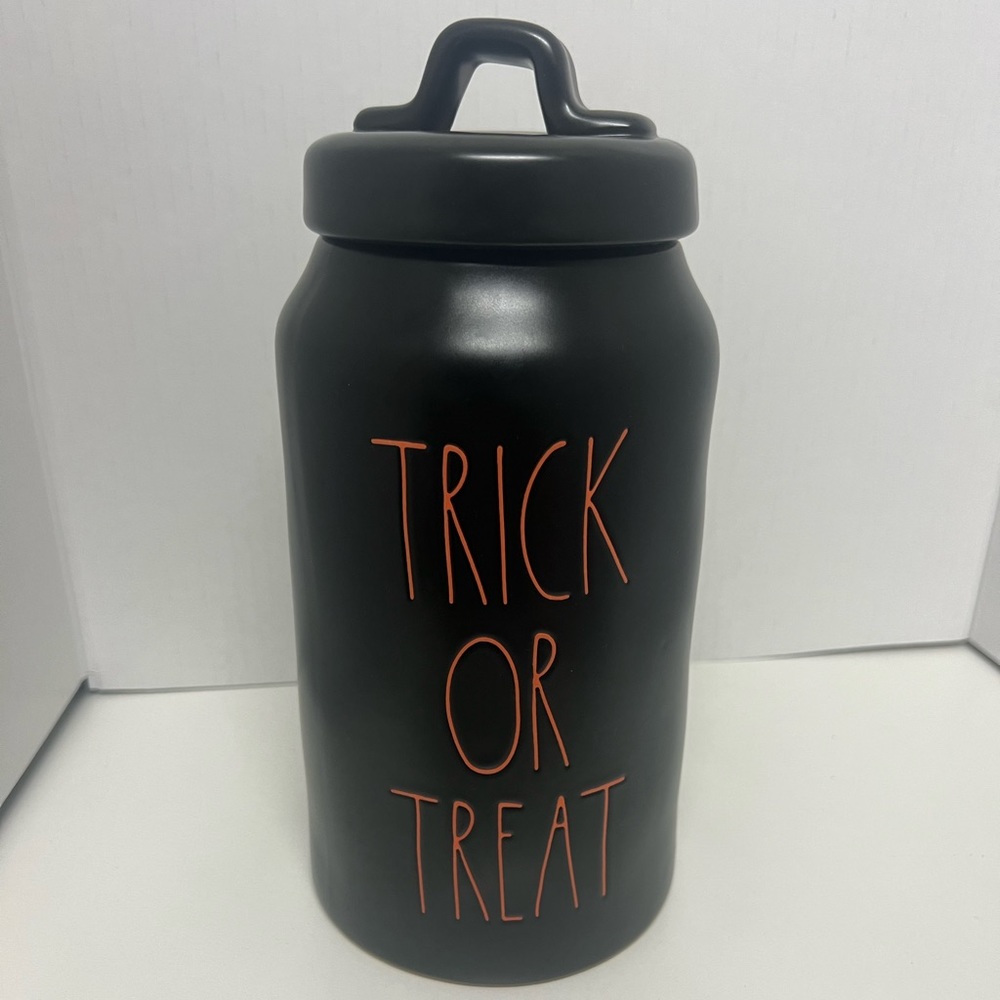 Rae dunn trick or treat canister